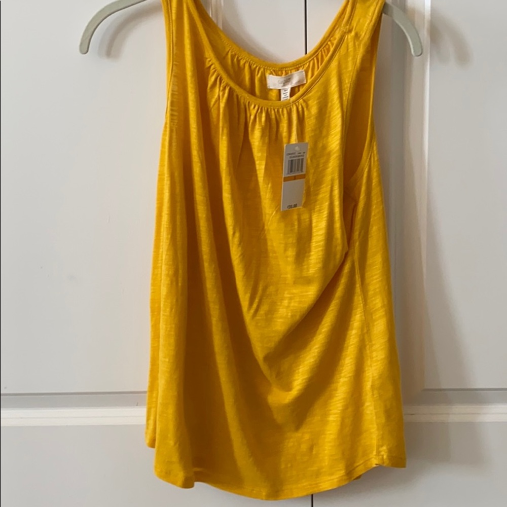 Women’s Cute yellow tank top